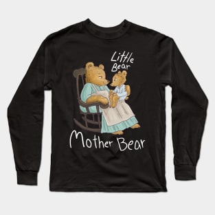 Mother Bear n Little Bear (Wth Text) Long Sleeve T-Shirt